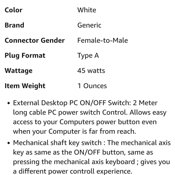 Desktop Power Switch - Picture 4 of 5